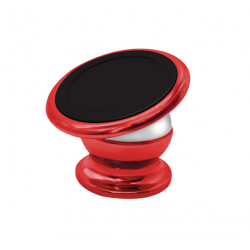 360 Universal Magnetic Snap On Windshield and Dashboard Car Mount Holder 002 (Red)